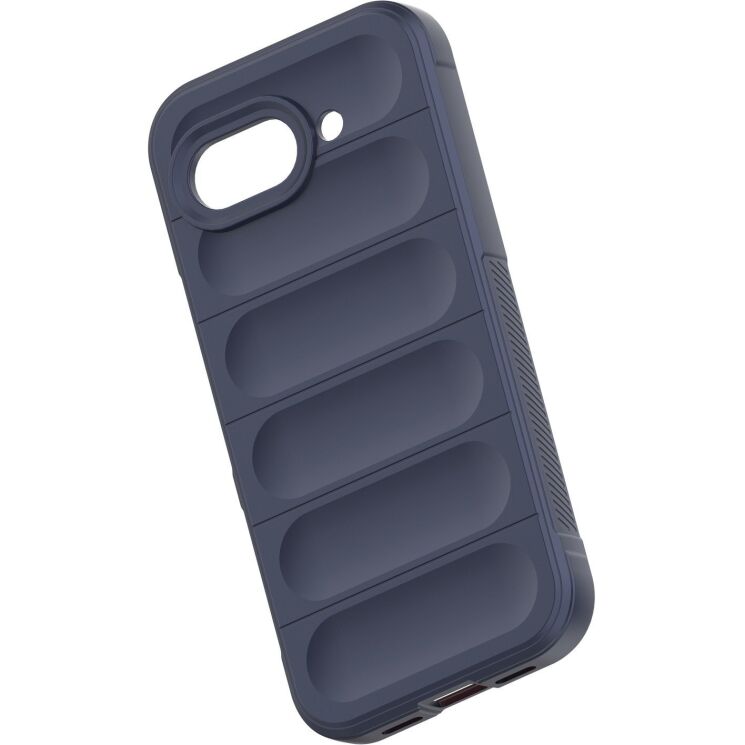Силиконовый (TPU) чехол Deexe Terra Case для Google Pixel 10a - Dark Blue: фото 3 из 7