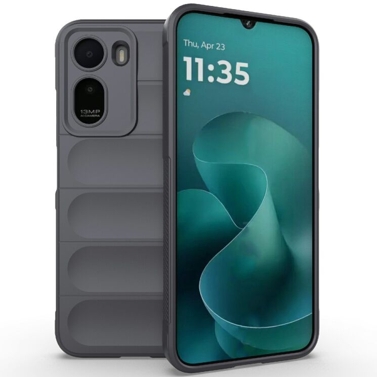 Силиконовый (TPU) чехол Deexe Terra Case для Xiaomi Redmi A7 Pro - Dark Grey (409728DH) Силиконовый (TPU) чехол Deexe Terra Case для Xiaomi Redmi A7 Pro - Dark Grey: фото 1 из 4