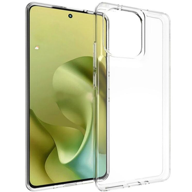 Силіконовий (TPU) чохол Deexe UltraThin для Motorola Moto G86 - Transparent: фото 1 з 5