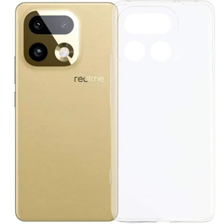 Силіконовий (TPU) чохол Deexe UltraThin для Realme 16 Pro Plus - Transparent (428507T) Силіконовий (TPU) чохол Deexe UltraThin для Realme 16 Pro Plus - Transparent: фото 1 з 5