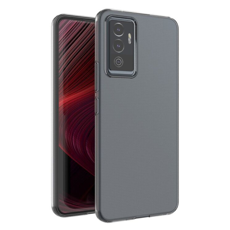 Силиконовый (TPU) чехол Deexe UltraThin для VIVO V23e - Transparent: фото 2 из 6