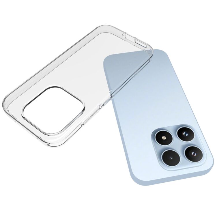 Силиконовый (TPU) чехол Deexe UltraThin для Xiaomi 17 - Transparent (390606T) Силиконовый (TPU) чехол Deexe UltraThin для Xiaomi 17 - Transparent: фото 4 из 5