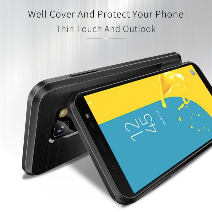 Силіконовий (TPU) чохол DUX DUCIS Mojo Series для Samsung Galaxy J6 2018 (J600) - Black (159933B) Силіконовий (TPU) чохол DUX DUCIS Mojo Series для Samsung Galaxy J6 2018 (J600) - Black: фото 2 з 12