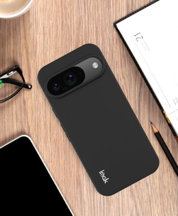 Силиконовый (TPU) чехол IMAK UC-3 Series для Google Pixel 9 / 9 Pro - Black: фото 9 из 10