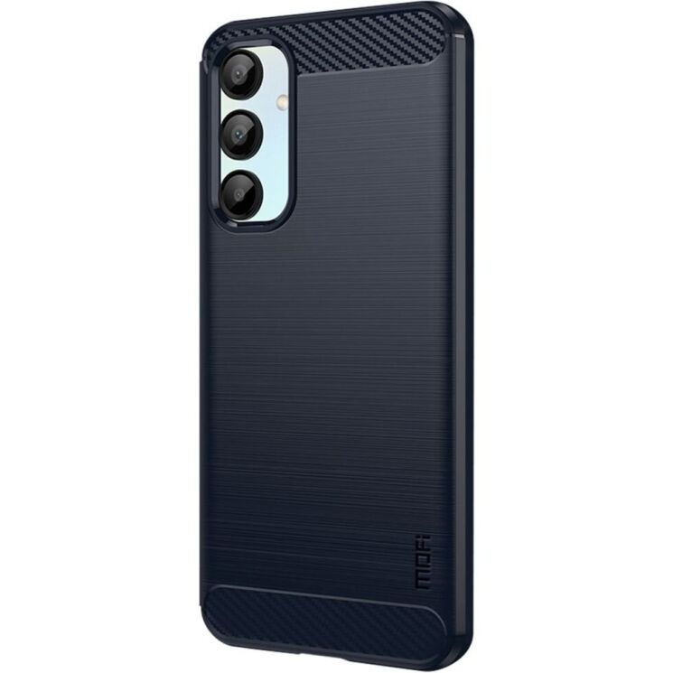 Силиконовый (TPU) чехол MOFI Carbon Fiber для Samsung Galaxy A16 (A165) - Blue: фото 2 из 10