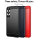 Силиконовый (TPU) чехол MOFI Carbon Fiber для Samsung Galaxy S25 (S931) - Blue (372300L). Фото 7 из 9