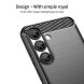 Силиконовый (TPU) чехол MOFI Carbon Fiber для Samsung Galaxy S25 (S931) - Blue (372300L). Фото 3 из 9