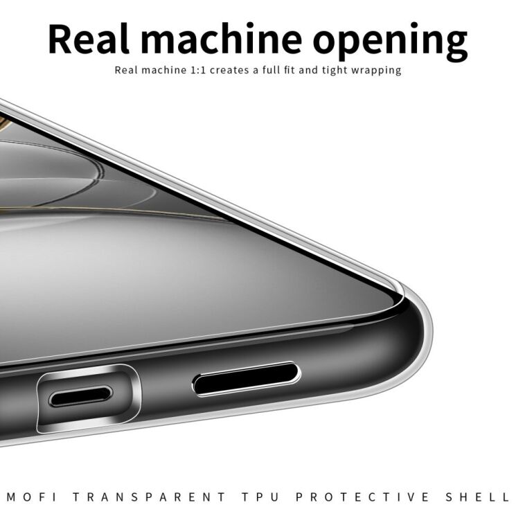 Силиконовый (TPU) чехол MOFI Thin Guard для Realme C75 - Transparent: фото 8 из 10