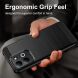 Силіконовий (TPU) чохол UniCase Carbon для Xiaomi Redmi 17 - Black (429022B). Фото 2 з 9