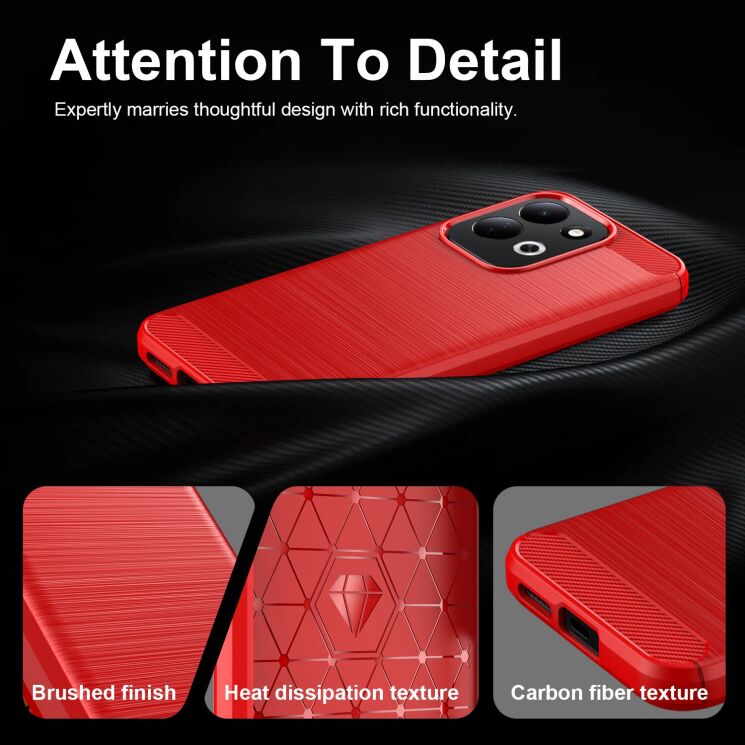 Силіконовий (TPU) чохол UniCase Carbon для Xiaomi Redmi 17 - Black (429022B) Силіконовий (TPU) чохол UniCase Carbon для Xiaomi Redmi 17 - Black: фото 6 з 9