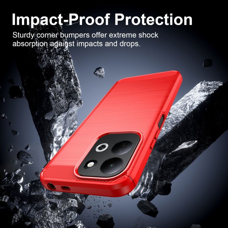 Силіконовий (TPU) чохол UniCase Carbon для Xiaomi Redmi 17 - Black (429022B) Силіконовий (TPU) чохол UniCase Carbon для Xiaomi Redmi 17 - Black: фото 4 з 9
