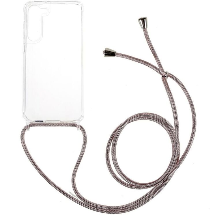 Силиконовый (TPU) чехол UniCase Carrying AirBag для Samsung Galaxy S23 (S911) - Rose Gold: фото 1 из 6