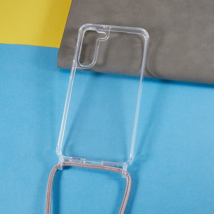 Силиконовый (TPU) чехол UniCase Carrying AirBag для Samsung Galaxy S23 (S911) - Rose Gold: фото 2 из 6