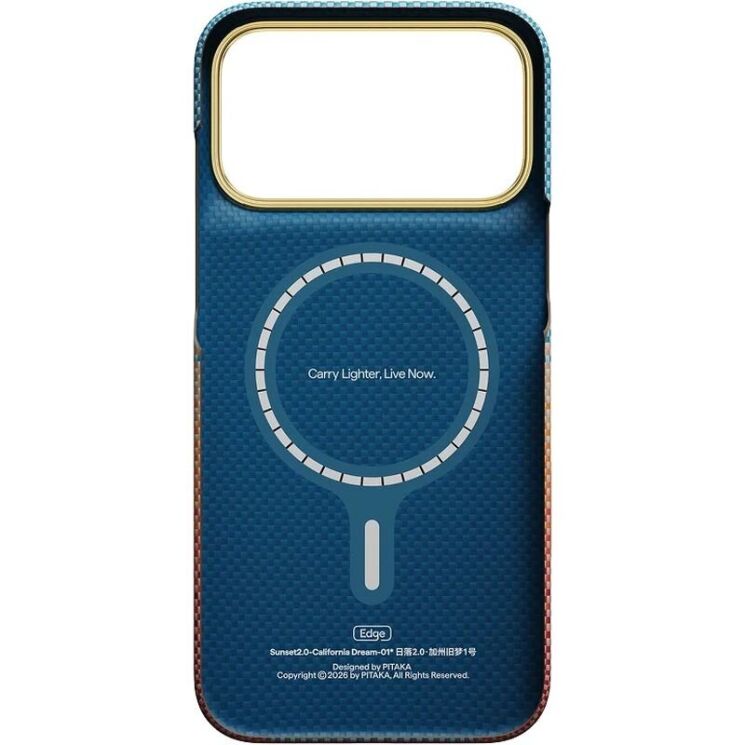 Ультратонкий чохол Pitaka Edge Case для iPhone 18 Pro Max (KI1806PM) - California Dream-01 (423968CO) Ультратонкий чохол Pitaka Edge Case для iPhone 18 Pro Max (KI1806PM) - California Dream-01: фото 3 з 13