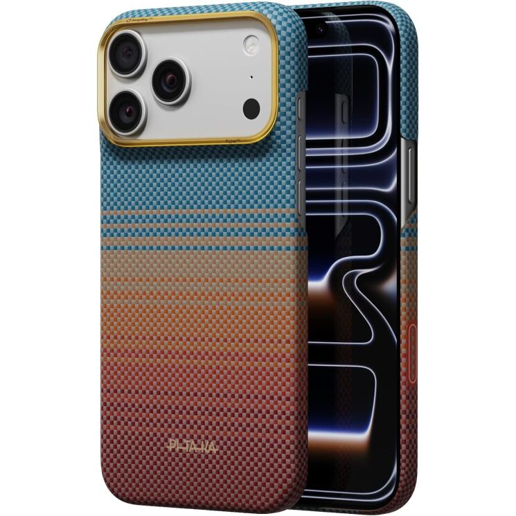 Ультратонкий чохол Pitaka Edge Case для iPhone 18 Pro Max (KI1806PM) - California Dream-01 (423968CO) Ультратонкий чохол Pitaka Edge Case для iPhone 18 Pro Max (KI1806PM) - California Dream-01: фото 1 з 13