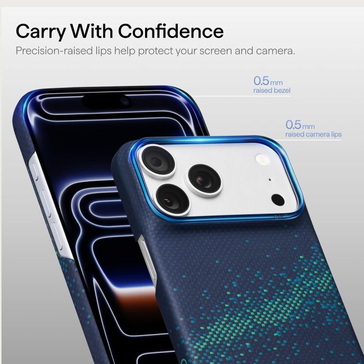Ультратонкий чохол Pitaka Edge Case для iPhone 18 Pro Max (KI1806PM) - California Dream-01 (423968CO) Ультратонкий чохол Pitaka Edge Case для iPhone 18 Pro Max (KI1806PM) - California Dream-01: фото 11 з 13