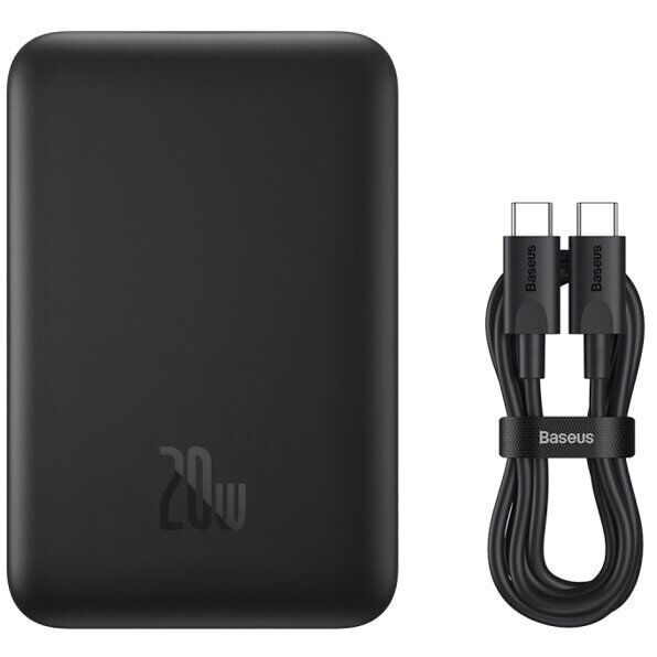 Зовнішній акумулятор Baseus Magnetic Mini Air 20W (10000mAh) P10059001313 - Cluster Black: фото 12 з 33