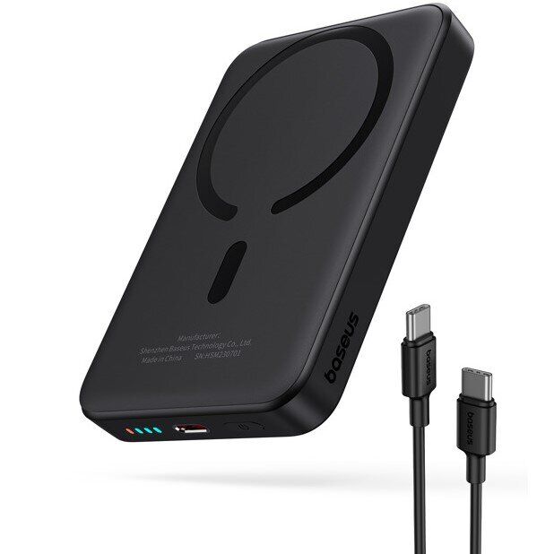 Зовнішній акумулятор Baseus Magnetic Mini Air 20W (10000mAh) P10059001313 - Cluster Black: фото 2 з 33