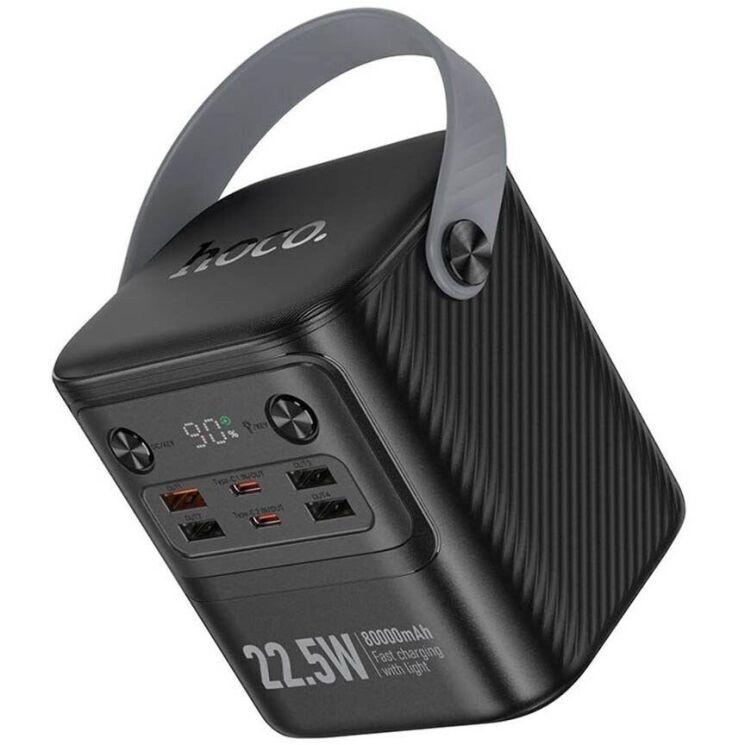 Внешний аккумулятор Hoco J152 Tough 22.5W (80000mAh) - Black: фото 3 из 9