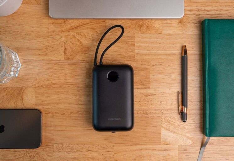 Внешний аккумулятор SWISSTEN VoltBox PD35W (30000mAh) + кабель Type-C + Lightning - Black (995710B) Внешний аккумулятор SWISSTEN VoltBox PD35W (30000mAh) + кабель Type-C + Lightning - Black: фото 9 из 9