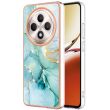 Захисний чохол Deexe Marble Case для OPPO Reno 12 F/FS - Green (360131G)