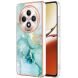 Захисний чохол Deexe Marble Case для OPPO Reno 12 F/FS - Green (360131G). Фото 1 из 6
