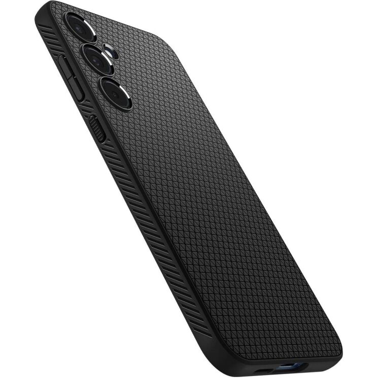Защитный чехол Spigen (SGP) Liquid Air для Samsung Galaxy A55 (A556) - Matte Black: фото 5 из 18