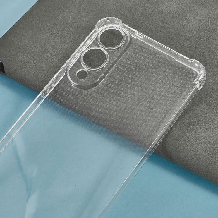 Захисний чохол UniCase AirBag with Strap для Samsung Galaxy S25 Edge (S937) - Transparent: фото 5 из 9