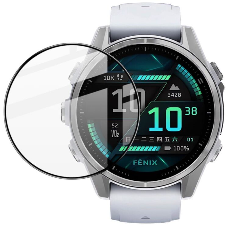 Защитная пленка IMAK Watch Film для Garmin Fenix 8 (43mm) - Black: фото 1 из 8