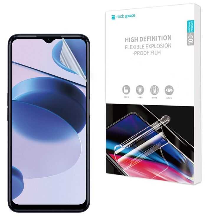 Защитная пленка на экран RockSpace Explosion-Proof SuperClear для Realme C35: фото 1 из 10