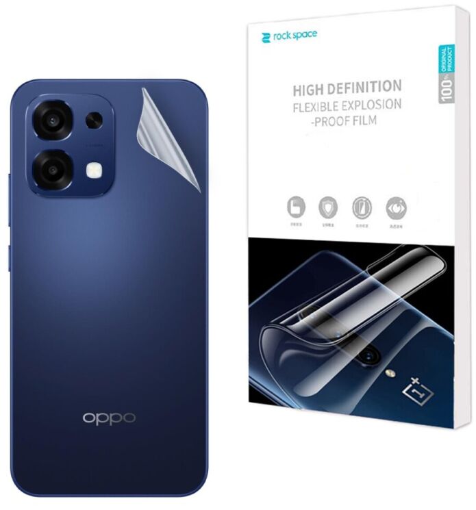 Защитная пленка на заднюю панель RockSpace Explosion-Proof SuperClear для OPPO A6 Pro: фото 1 из 9