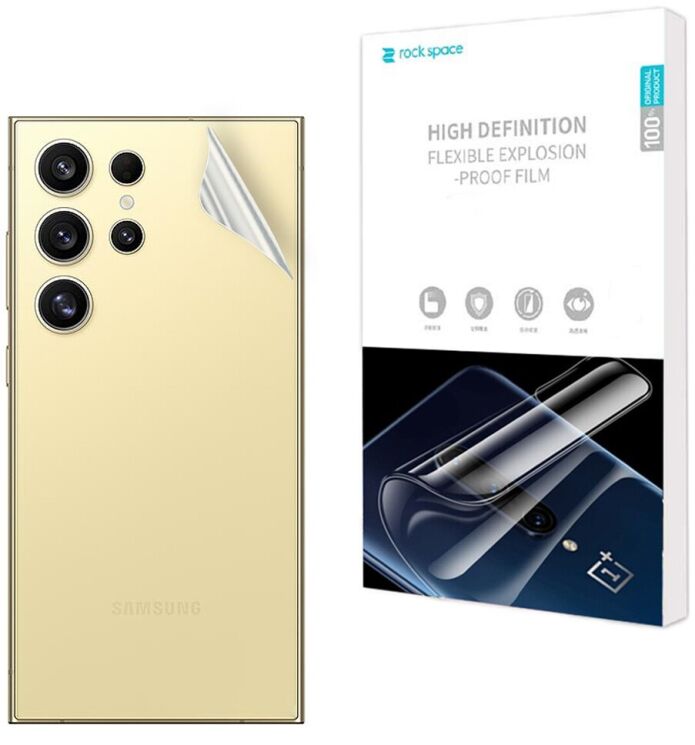 Захисна плівка на задню панель RockSpace Explosion-Proof SuperClear для Samsung Galaxy S24 Ultra: фото 1 з 9