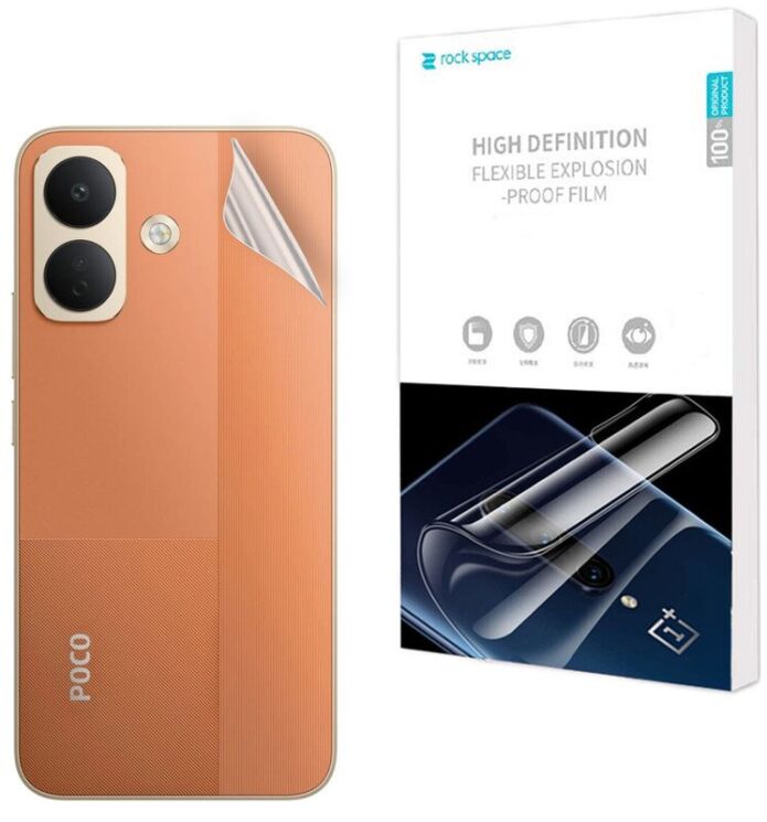 Защитная пленка на заднюю панель RockSpace Explosion-Proof SuperClear для Xiaomi Poco X8: фото 1 из 9