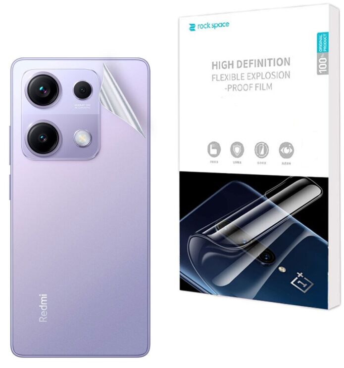 Захисна плівка на задню панель RockSpace SuperClear для Xiaomi Redmi Note 14S: фото 1 з 9