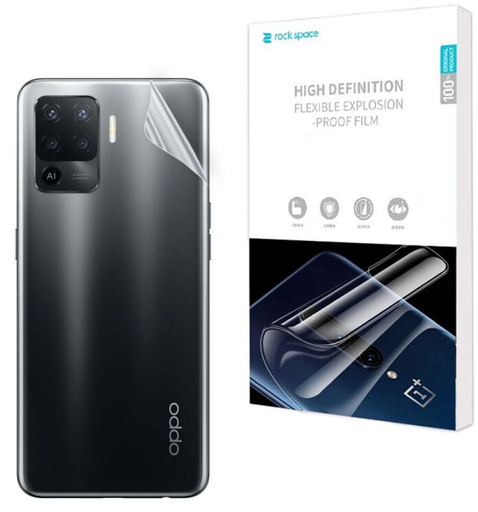 Захисна плівка на задню панель RockSpace Explosion-Proof SuperClear для OPPO Reno 5 Lite: фото 1 з 10