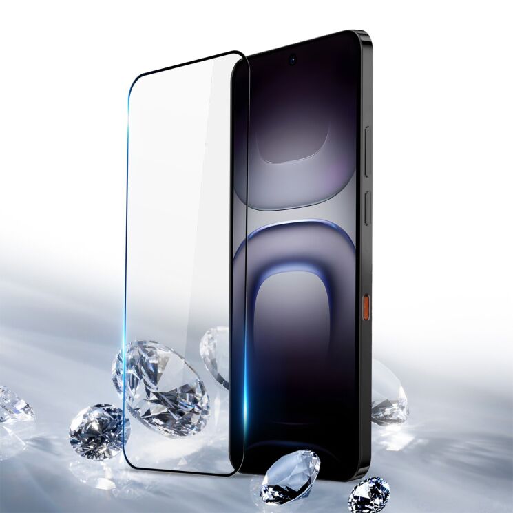 Захисне скло DUX DUCIS Full Glue для Infinix Hot 70 - Black: фото 2 з 7