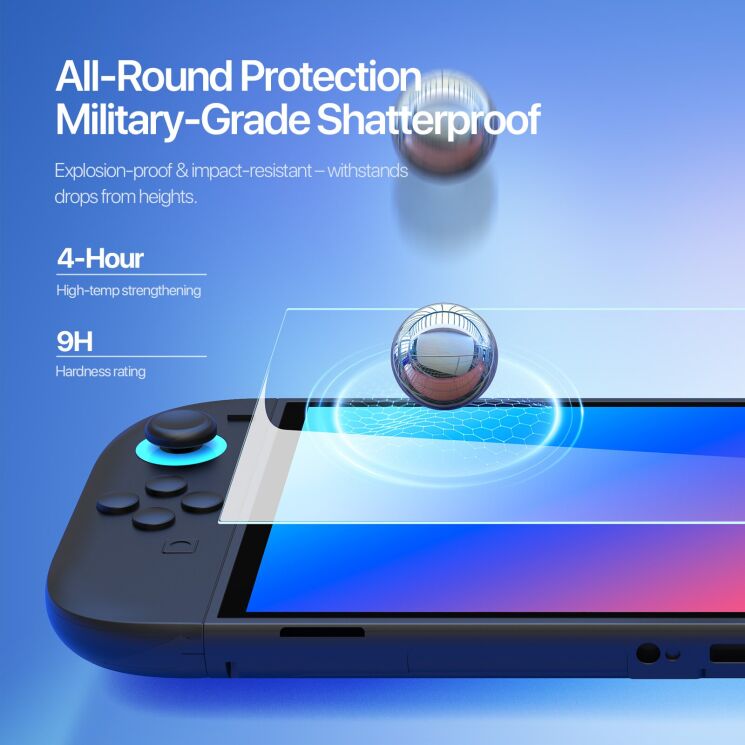 Защитное стекло Dux Ducis Screen Guard для Nintendo Switch 2: фото 6 из 12