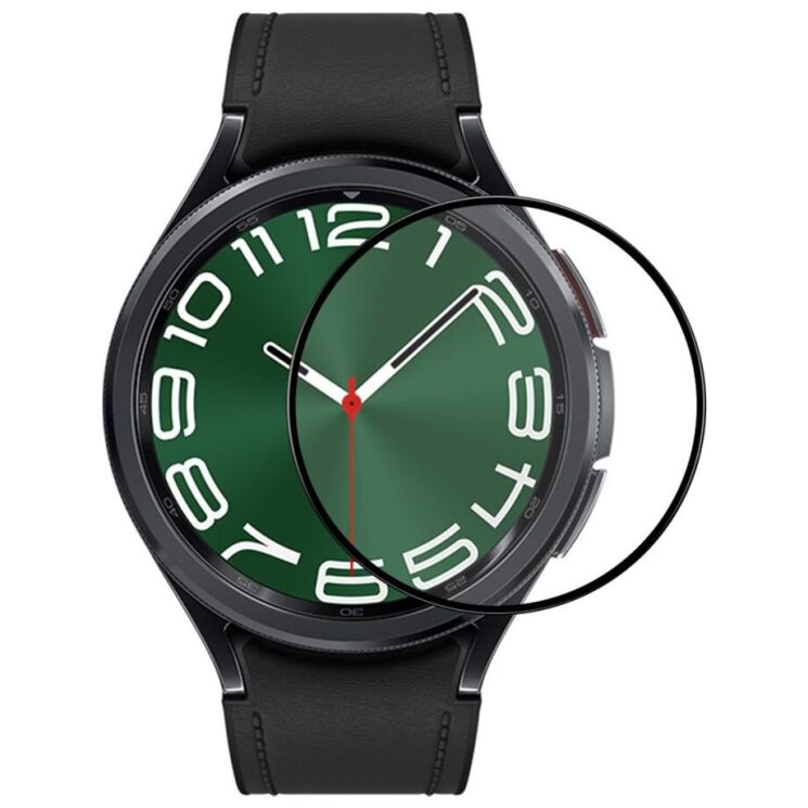 Захисне скло ENKAY 3D Screen Protector для Samsung Galaxy Watch 6 Classic / Ultra (47mm) - Black: фото 1 з 8