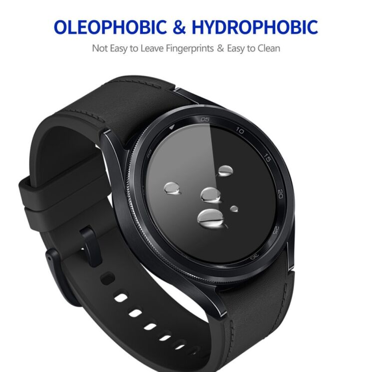 Захисне скло ENKAY 3D Screen Protector для Samsung Galaxy Watch 6 Classic / Ultra (47mm) - Black: фото 3 з 8