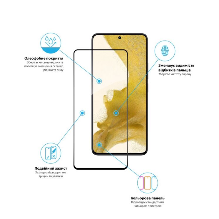 Защитное стекло Global Full Glue для Xiaomi Redmi Note 13 5G - Black: фото 4 из 4