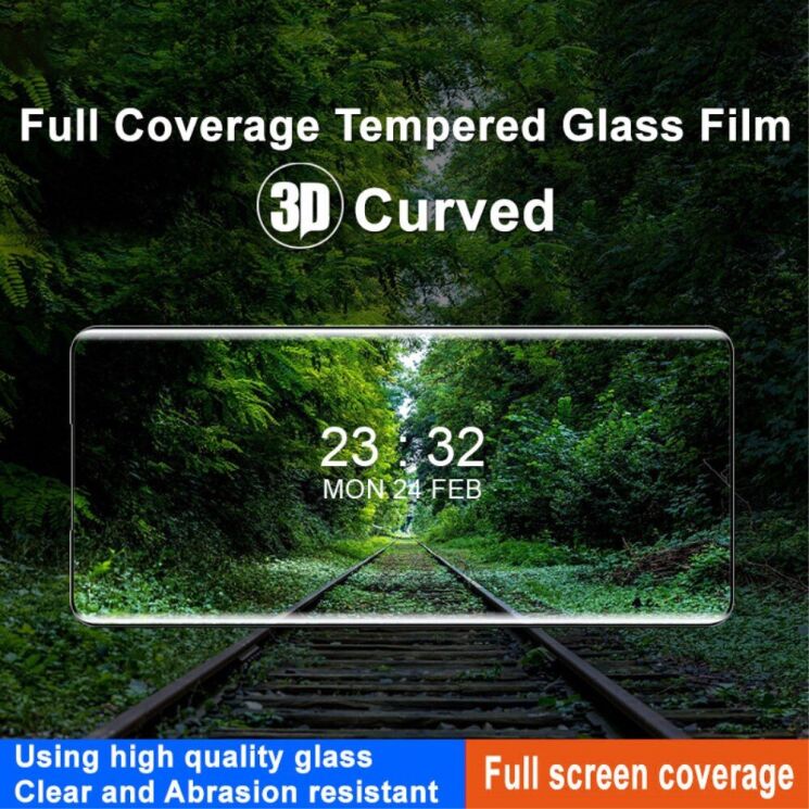 Защитное стекло IMAK 3D Curved Full Covering для Motorola Edge 40 Neo - Black: фото 3 из 9