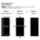 Защитное стекло IMAK 3D Curved Full Covering (Fingerprint Unlock) для TECNO Camon 50 Pro - Black (409605). Фото 6 из 9
