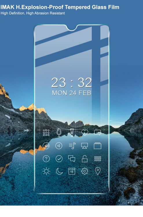 Защитное стекло IMAK H Screen Guard для Samsung Galaxy A12 (A125) / A12 Nacho (A127) - Transparent: фото 3 из 12