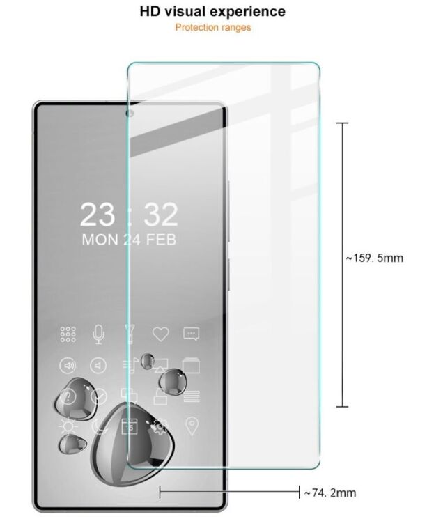 Защитное стекло IMAK H Screen Guard для Samsung Galaxy S25 Ultra (S938): фото 7 из 10