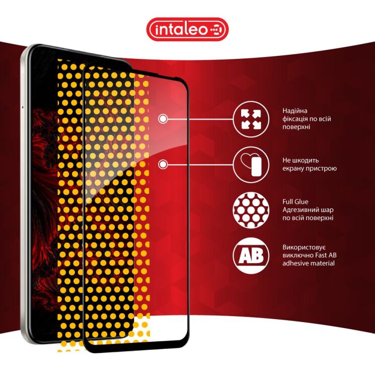 Защитное стекло Intaleo Full Glue для Infinix Hot 50i / Smart 9 (X6532) - Black: фото 8 из 9