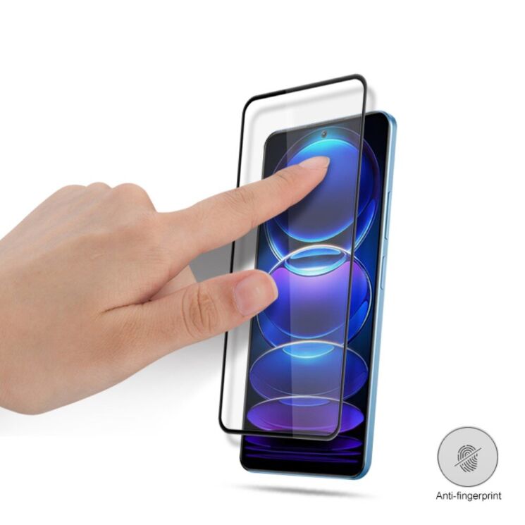 Защитное стекло MOCOLO Full Glue Cover для Xiaomi Redmi Note 12 5G / Poco X5 - Black: фото 3 из 7