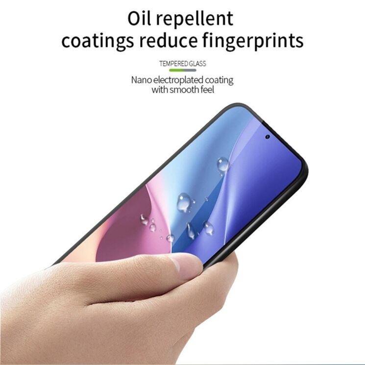 Защитное стекло MOFI Full Glue Protect для Xiaomi Poco F5 Pro / Redmi K60 / Redmi K60 Pro - Black: фото 21 из 24