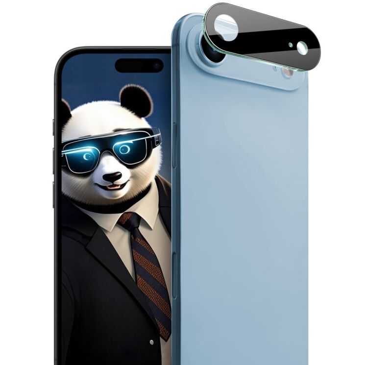 Защитное стекло на камеру IMAK Black Glass Lens для Apple iPhone 17 Air - Black: фото 1 из 6