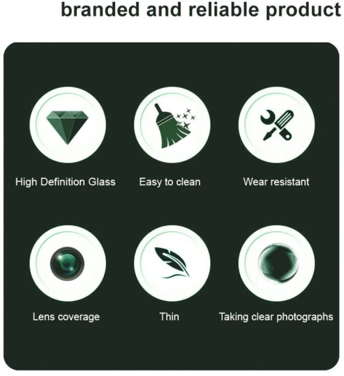 Защитное стекло на камеру IMAK Black Glass Lens для Xiaomi 15 Ultra - Black: фото 7 из 10