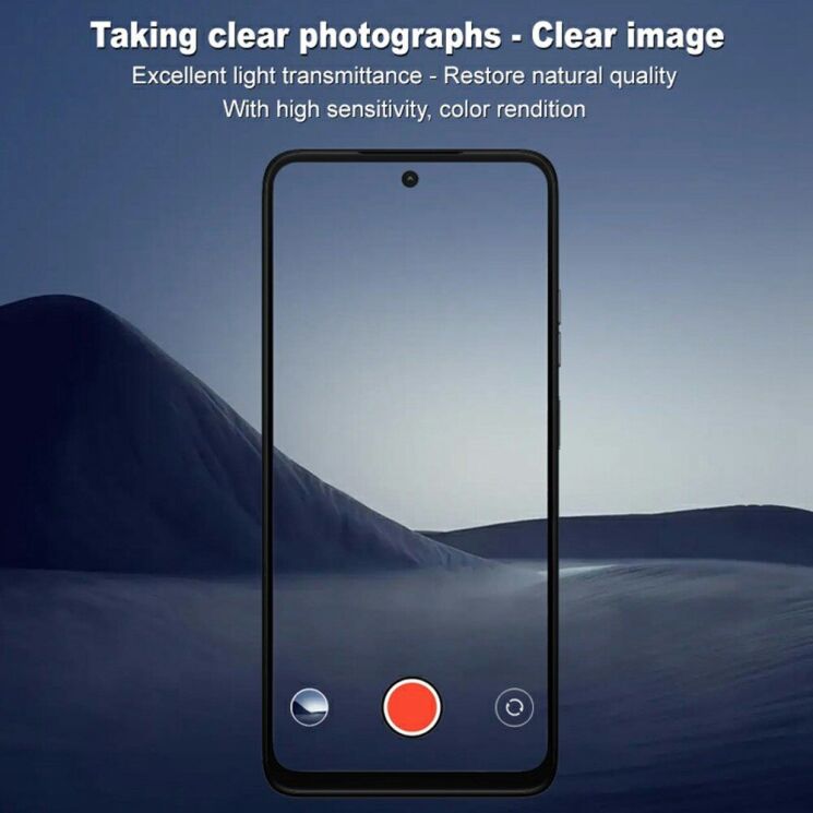 Защитное стекло на камеру IMAK Integrated Lens Protector для Motorola Moto G35: фото 3 из 8